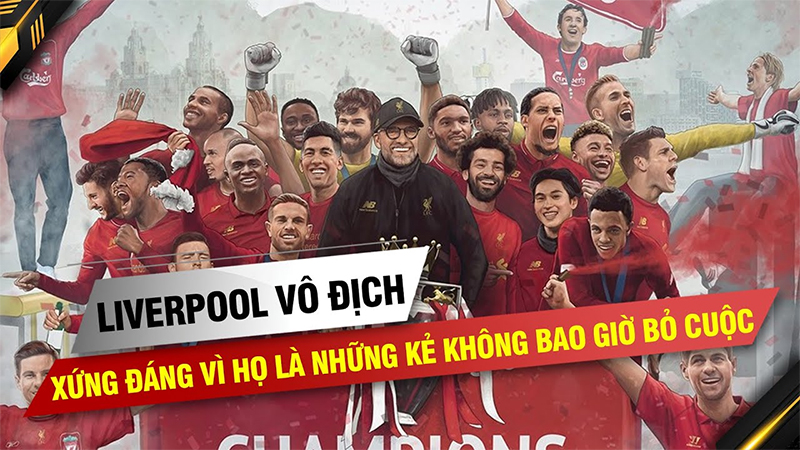 Liverpool vô địch Ngoại hạng Anh